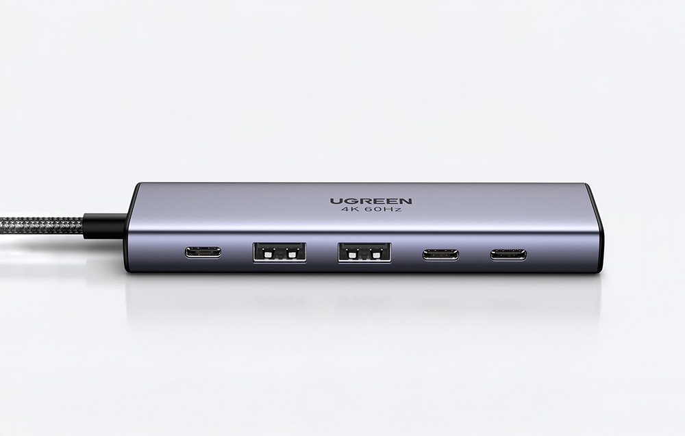 Ugreen CM511 USB-C hub, HDMI 4K 60Hz, 2x USB 3.2, 2x USB-C 3.2, PD 4