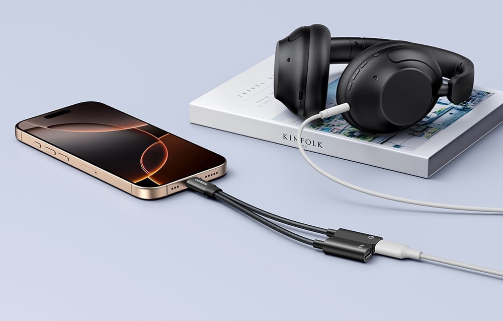 Ugreen CM821 hangkártya, USB-C 2x USB-C-re (fekete) 1
