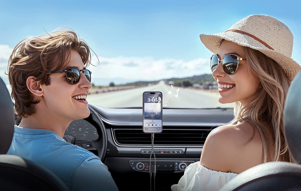 Ugreen CM821 hangkártya, USB-C 2x USB-C-re (fekete) 5