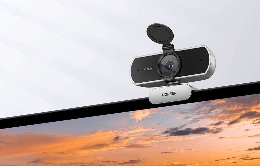 Ugreen CM825 USB webkamera, 2K, 30FPS (szürke) 6