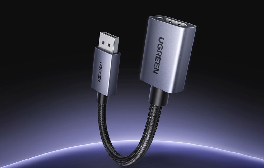 UGREEN DP133 DisplayPort-HDMI kábel, 4K, 20 cm 1