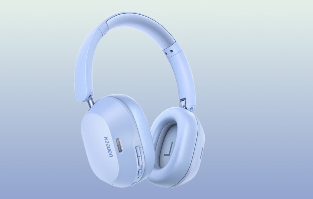 Ugreen HiTune Max 5C vezeték nélküli fejhallgató, hibrid ANC, Bluetooth 5.4 (kék) 2