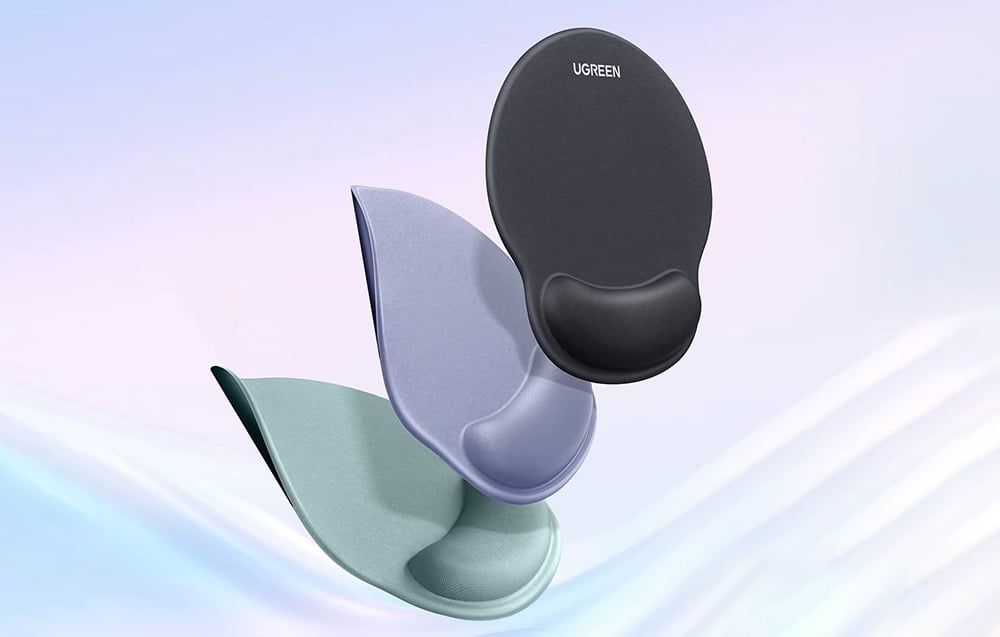 Ugreen LP668 ergonomikus egérpad, zöld 5
