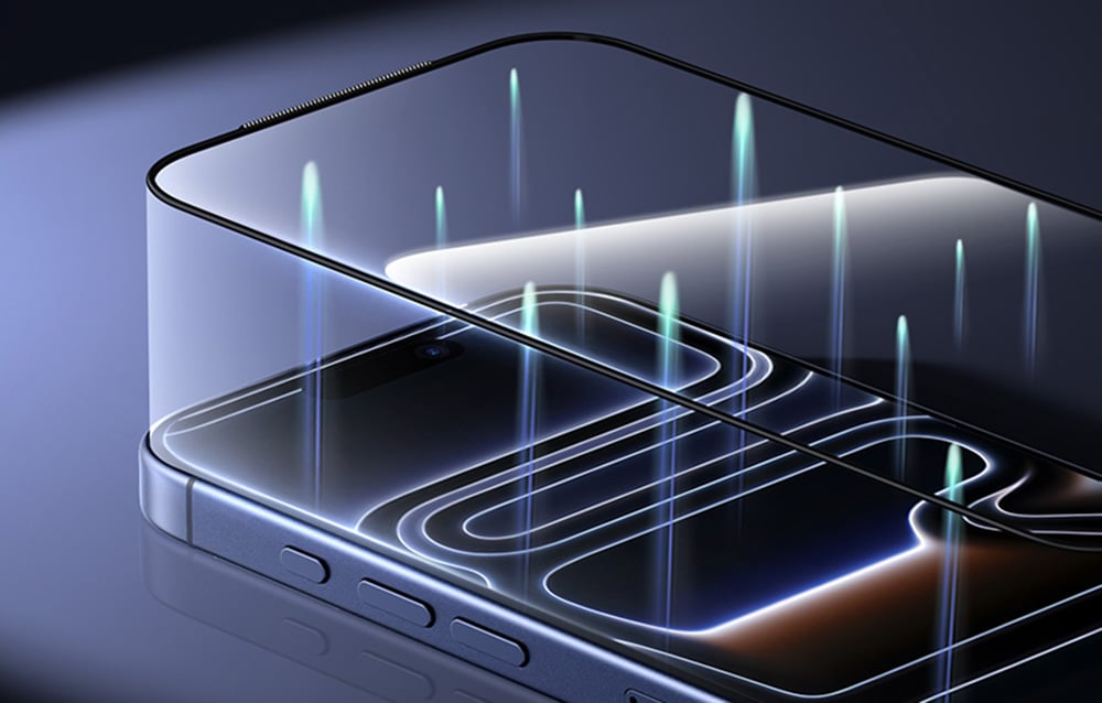 Ugreen SP1147 edzett üveg iPhone 17 Pro Max készülékhez (2 db) 3