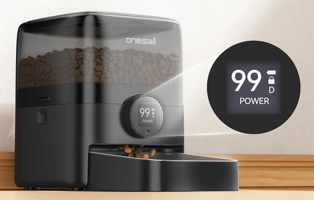 WiFi Oneisall 5L PF08 intelligens takarmányadagoló 3