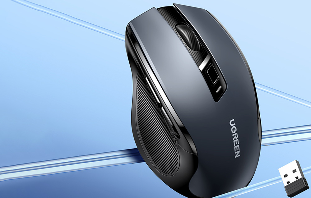 Wireless mouse UGREEN 2.4 GHz Bluetooth 5.0, black 1