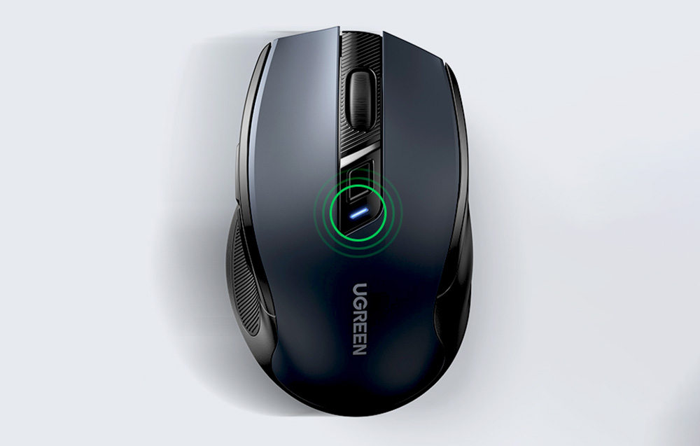 Wireless mouse UGREEN 2.4 GHz Bluetooth 5.0, black 3