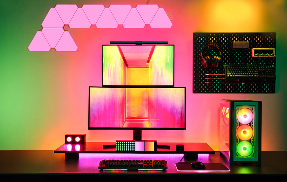 Yeelight Cube Light Smart Gaming Lamp Spot - Base  okos világító panel 1