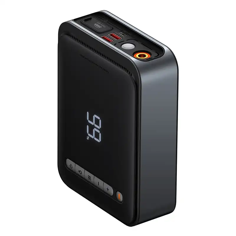 Baseus Super Energy autó jump starter / powerbank / kompresszor, 8000mAh, 1000A, USB (fekete) 4