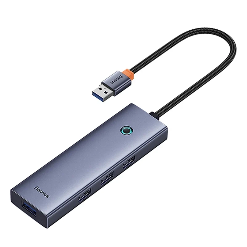 Baseus UltraJoy 4 az 1-ben Hub USB-A+4xUSB 3.0 (űrszürke) 3