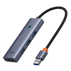 Baseus UltraJoy 4 az 1-ben Hub USB-A+4xUSB 3.0 (űrszürke) 4