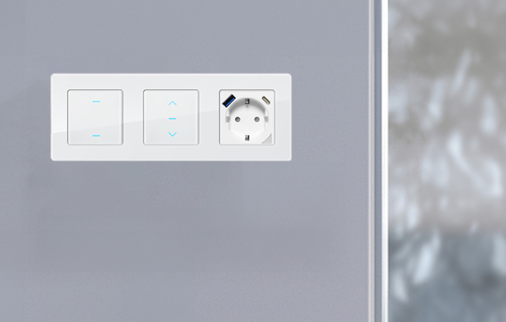 Avatto N-TS10-Frame-W3 hármas sorolókeret, fehér 1