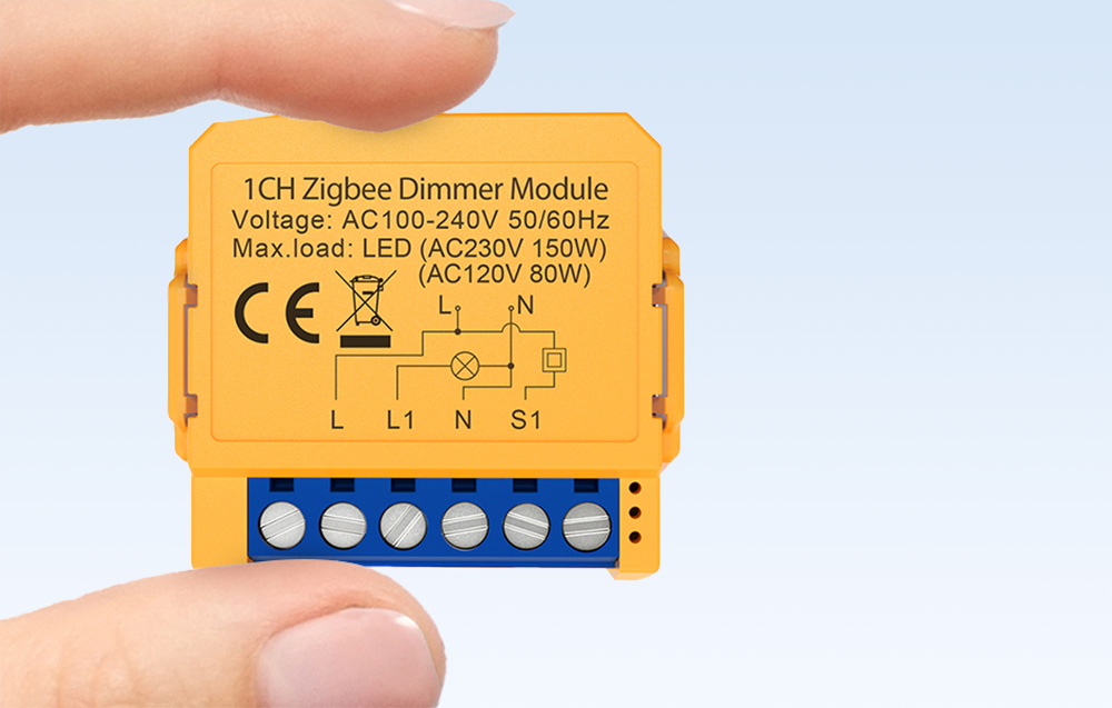Avatto ZDMS16-2 okos dimmer, ZigBee, TUYA 4
