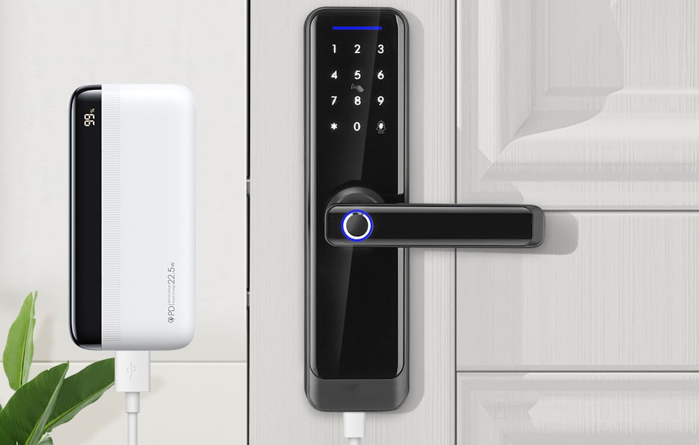 Avatto ZSDL-A270-B-ALI-6072  okoszár, ZigBee, fekete 5