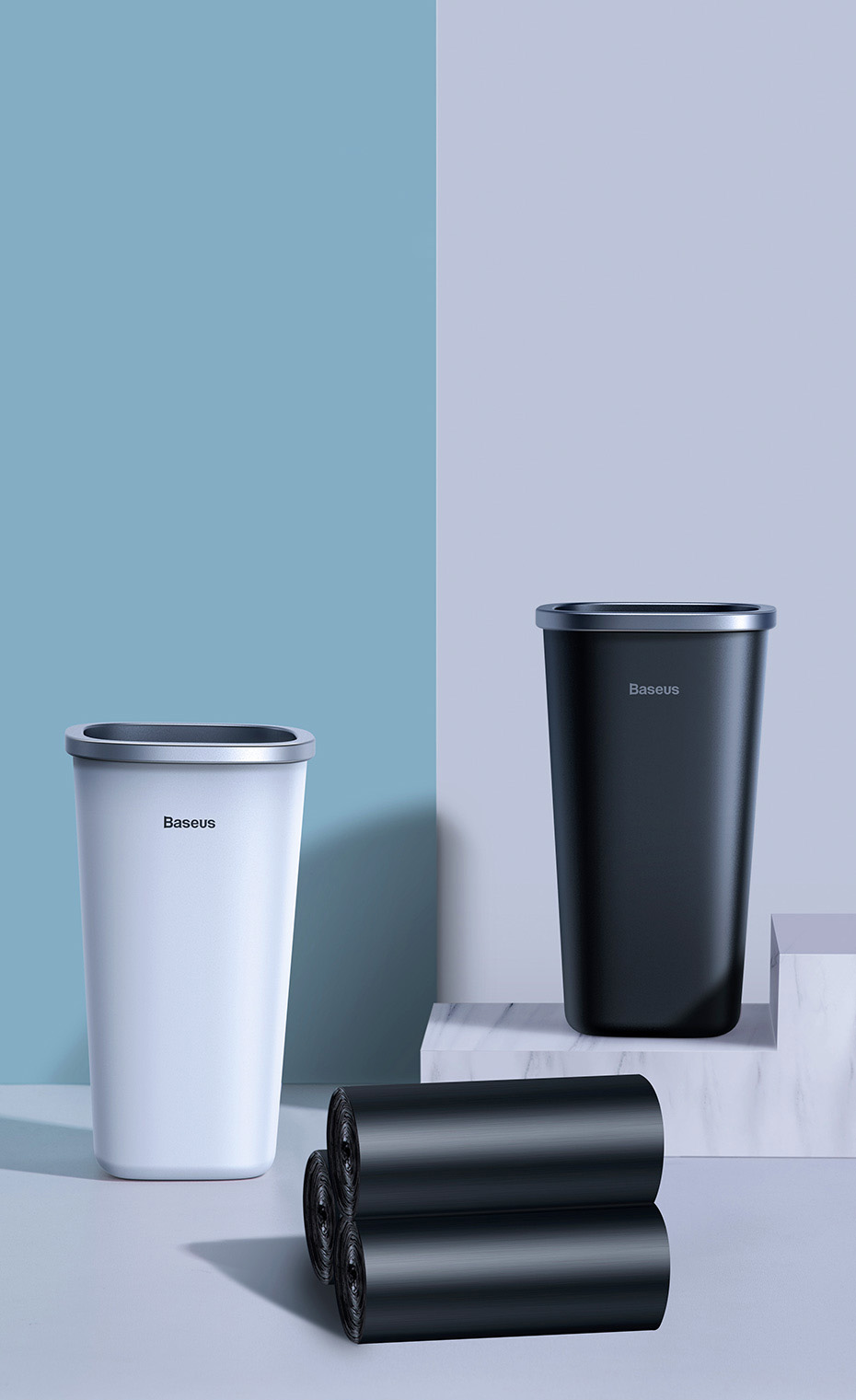 Baseus autós szemetes, 800ml (fekete) 1