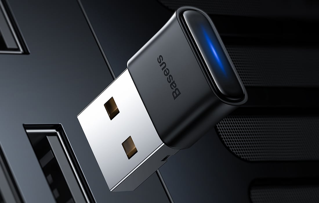 Baseus BA04 Bluetooth 5.1 Adapter (fekete) 1