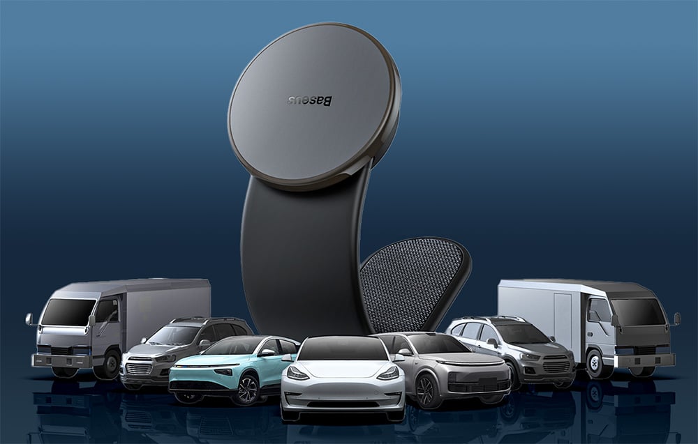 Baseus C02 Pro Series autós tartó töltővel 1