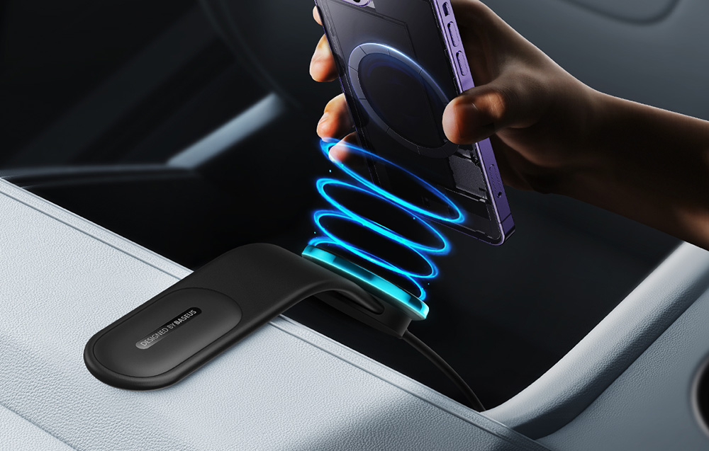 Baseus C02 Pro Series autós tartó töltővel 2