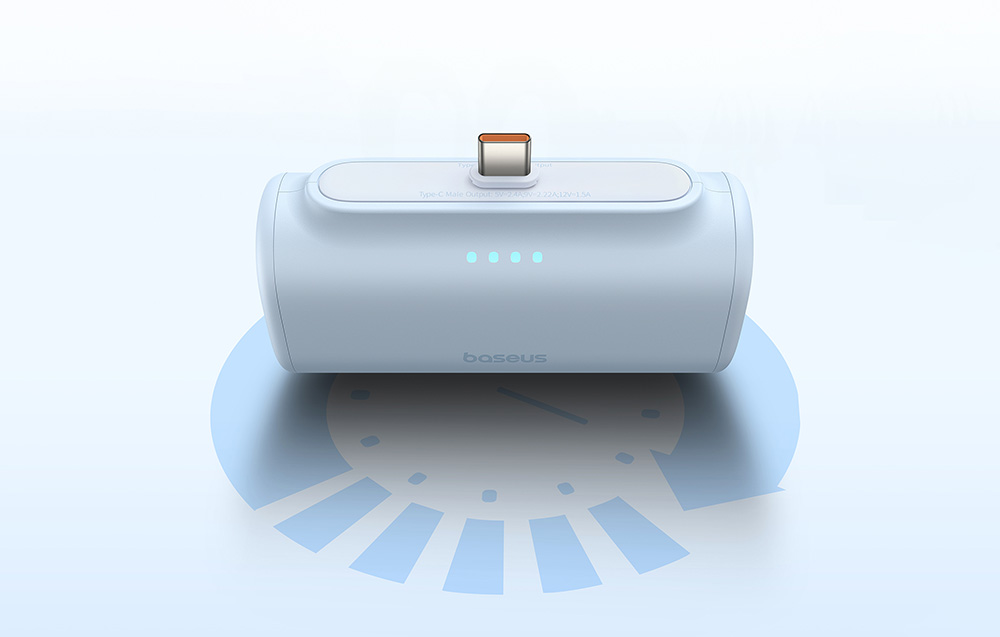 Baseus Compact Powerbank, USB-C 5000mAh, 20W, kék 3