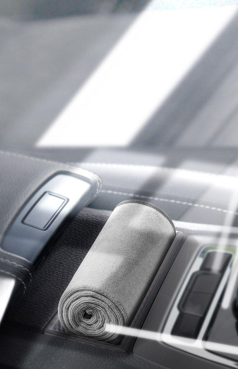 Baseus Easy life autómosó törölköző (40 x 80 cm, 2 db) (szürke) 1