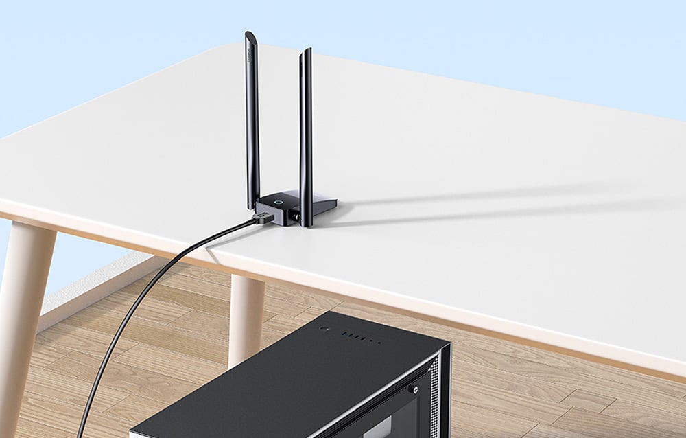 Baseus FastJoy, WiFi adapter, 1300Mbps, fekete 3