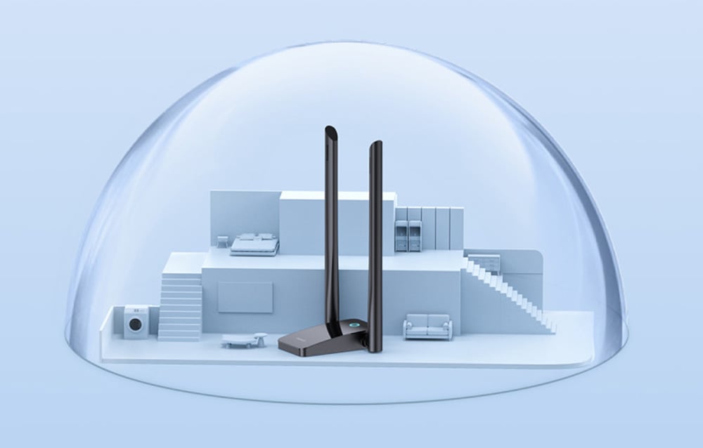 Baseus FastJoy, WiFi adapter, 1800Mbps, fekete 6