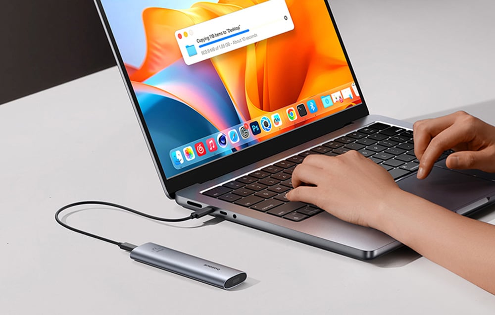 Baseus FlyJoy, SSD ház, szürke 2