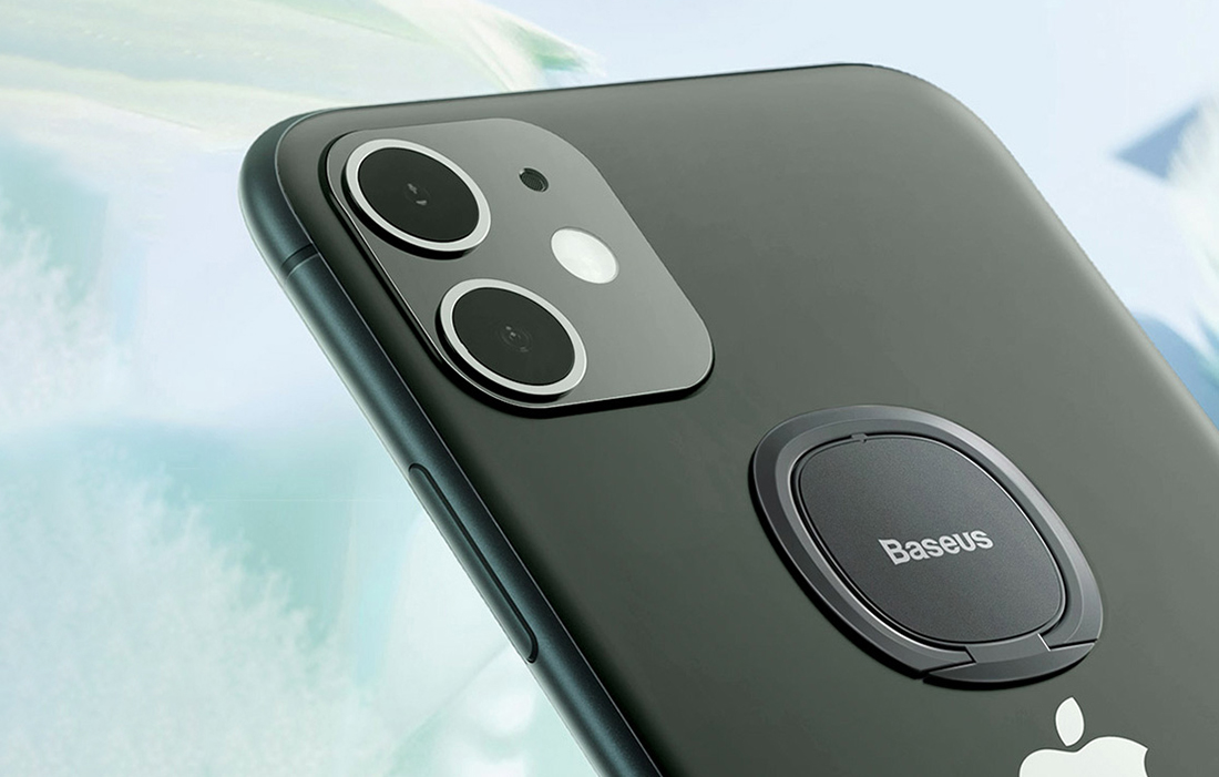 Baseus Invisible gyűrűs fogantyú a telefonhoz (ezüst) 2