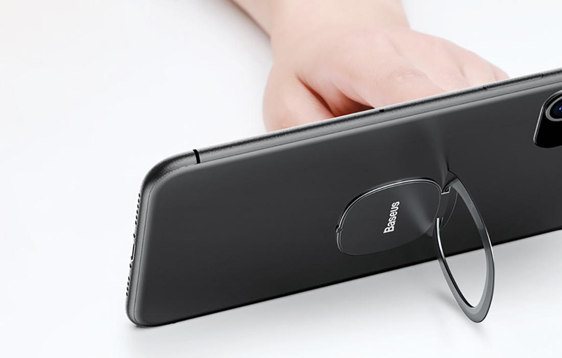Baseus Invisible gyűrűs fogantyú a telefonhoz (ezüst) 6