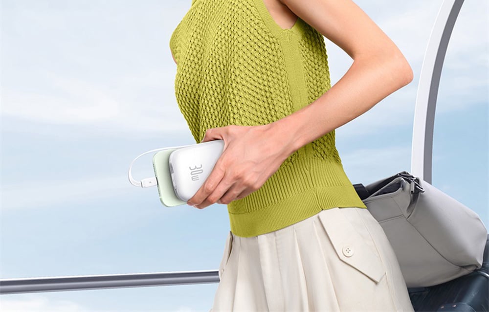 Baseus QPow 2 powerbank, 10000mAh, 30W, 2xUSB-C, fehér 2