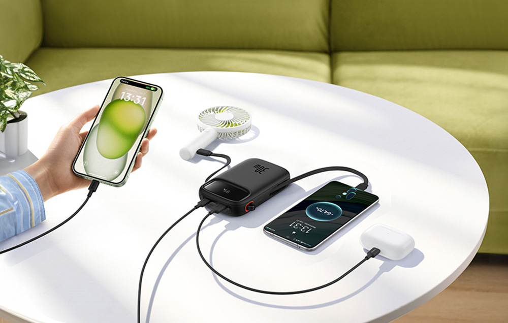 Baseus QPow 2 powerbank, 10000mAh, 30W, 2xUSB-C, kék 3