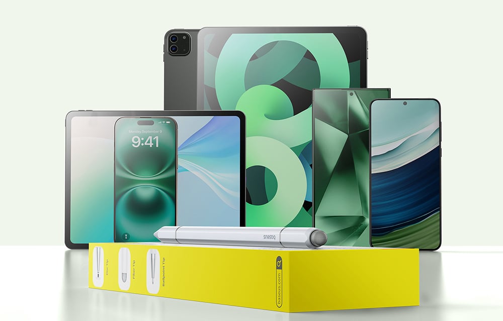 Baseus Smooth Writing III mágneses toll, 3:1, fehér 6