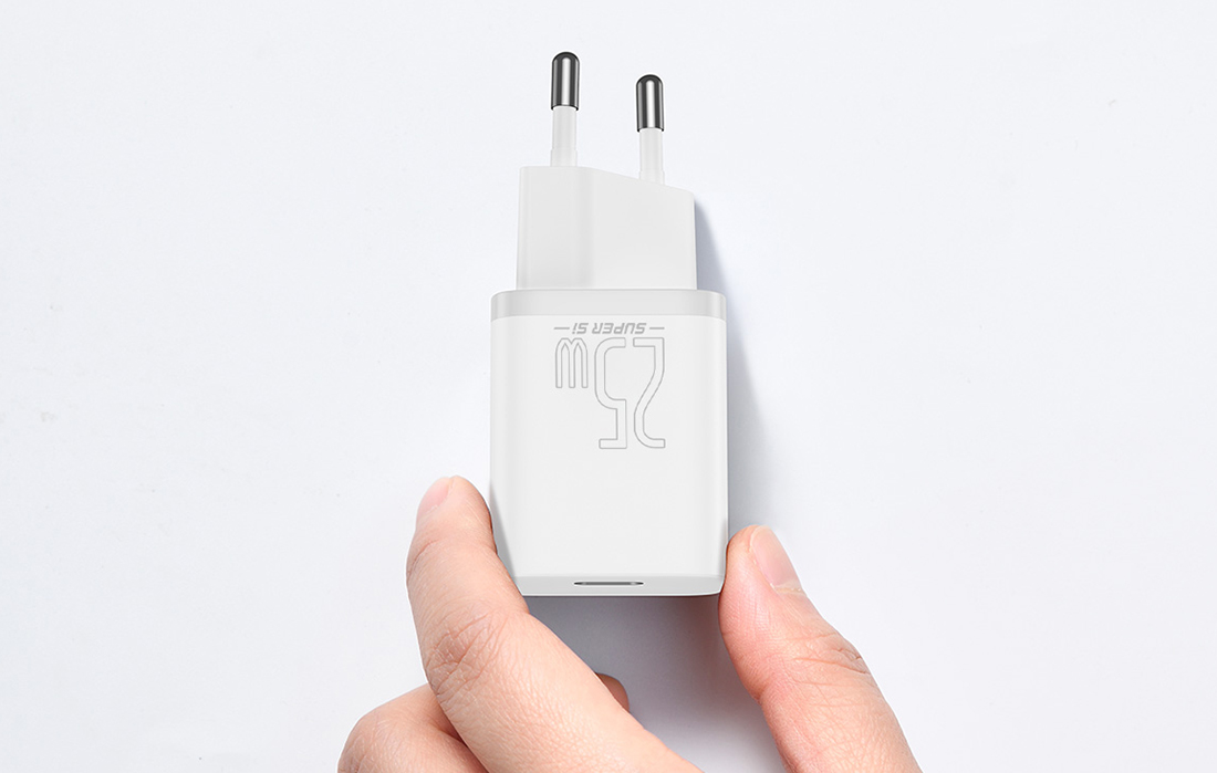 Baseus Super Si gyorstöltő 25W, 1C (fehér) 4