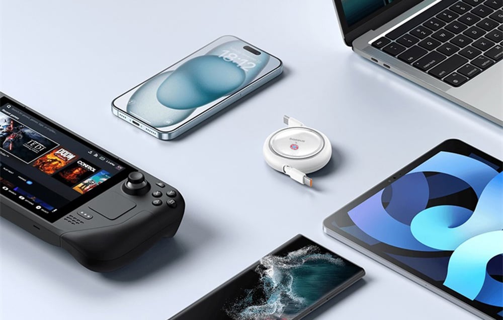 Baseus töltőkábel, Bayern Edition, USB-C-USB-C, 100W, fehér 3
