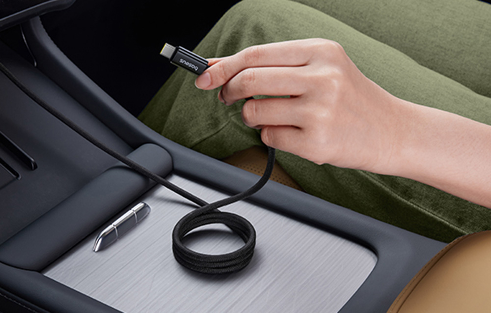 Baseus Tungsten Gold, töltőkábel USB-C - USB-C 100W 1m, fekete 2