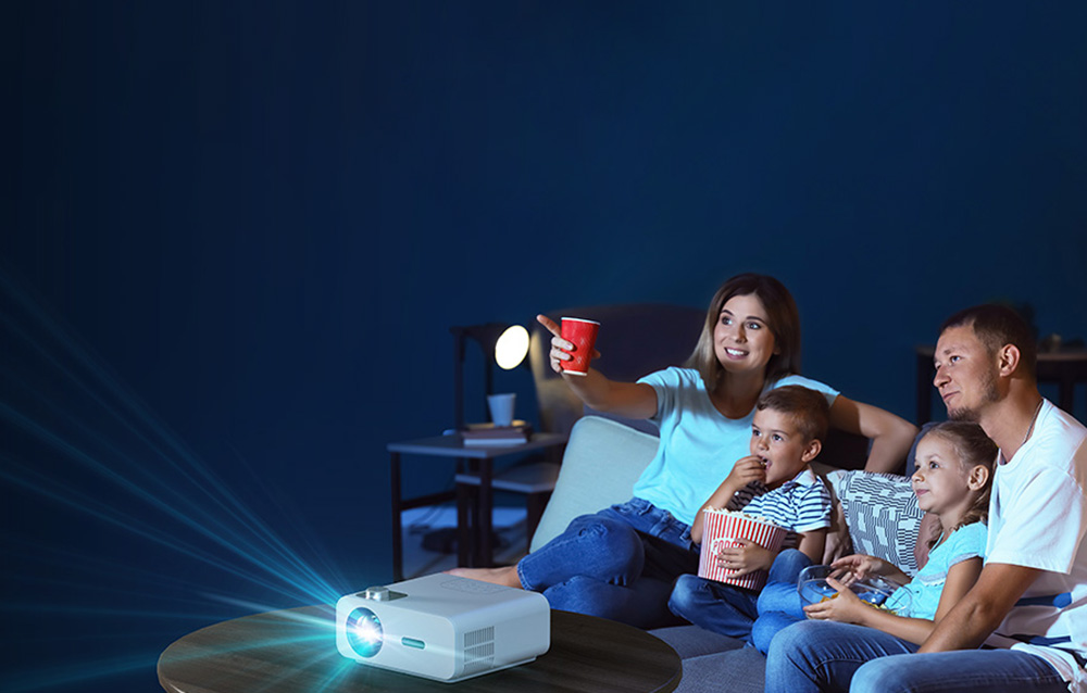 BlitzWolf BW-V5Max LED Projektor, android 9.0, 1080p, fehér 5