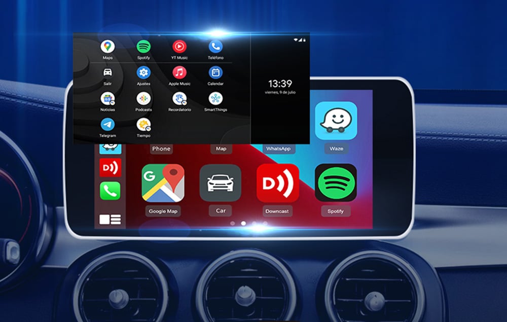 Carlinkit Tbox Basic (2+16G) vezeték nélküli adapter, Carplay/Android, fekete 2