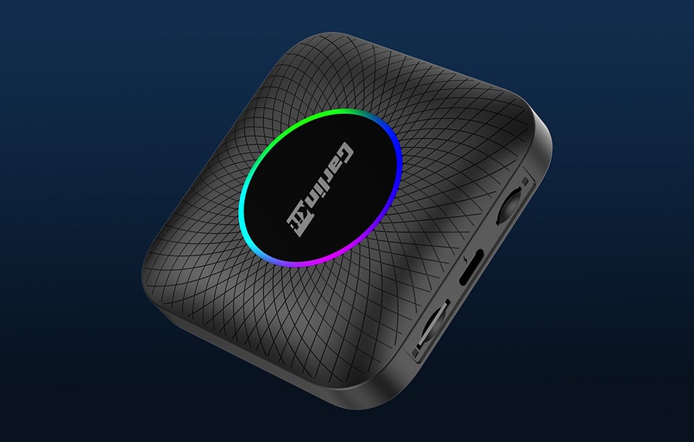 Carlinkit TBOX PLUS LED vezeték nélküli adapter, 4G/64G, Apple Carplay/Android Auto, fekete 4