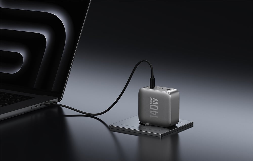 EcoFlow RAPID Pro 140W hálózati töltő, 3xUSB-C, 1xUSB-A, GaN 2
