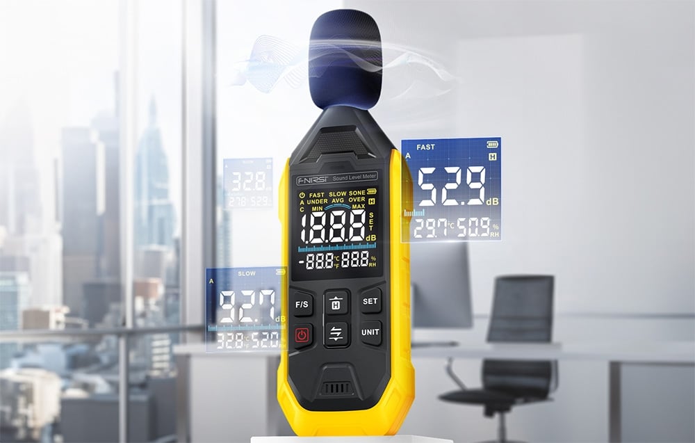 FNIRSI FDM01 zajdecibel mérőműszer 1