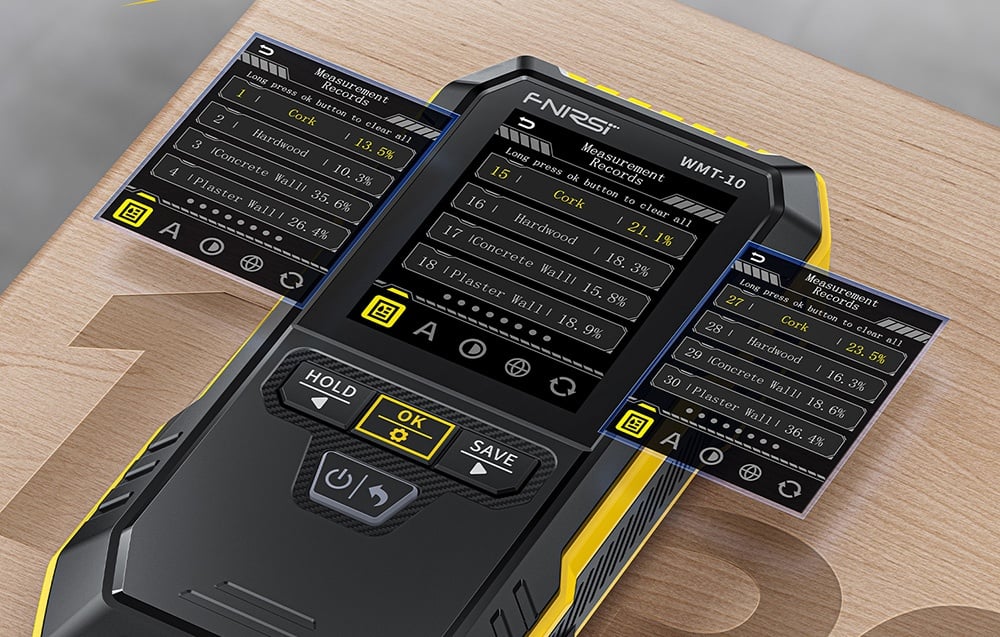 FNIRSI index páratartalom mérő WMT-10 higrométer 5