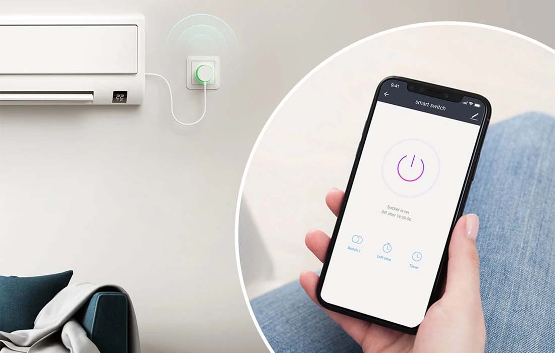 Gosund EP2 WiFi-s okos konnektor, 4db, 10A, Tuya 2