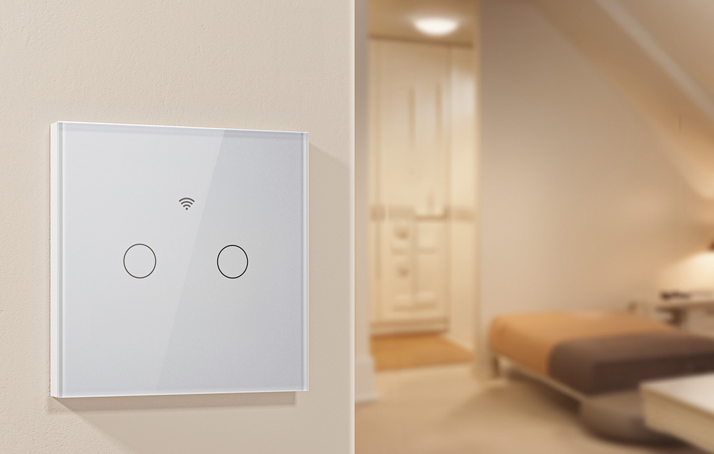 Gosund SLS2 Smart Touch kétáramkörös kapcsoló, WiFi, nullavezeték nélkül is 1