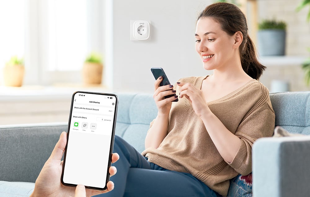 Gosund SP6 okos WiFi/Bluetooth dugalj, 16A, USB-C, 20W, Tuya 3
