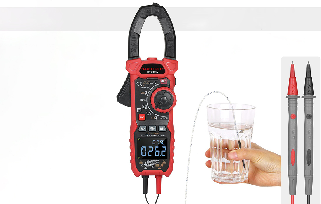 Habotest HT208D digitális lakatfogó 2