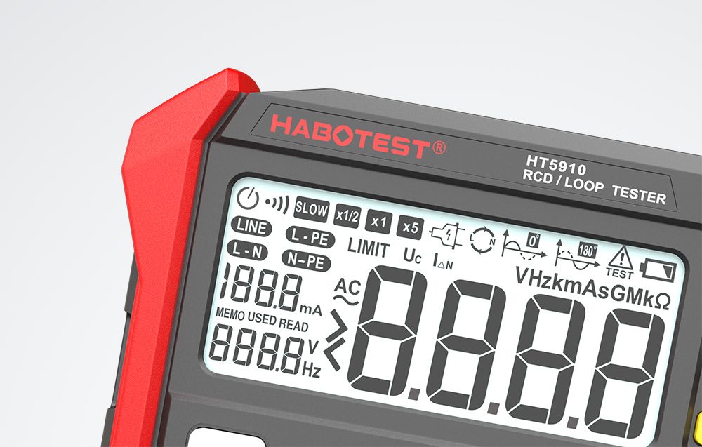 Habotest HT5910 digitális földelési ellenállás mérő 3
