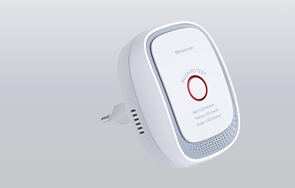 Heiman HS1CG-E okos gázérzékelő, Tuya, ZigBee 3