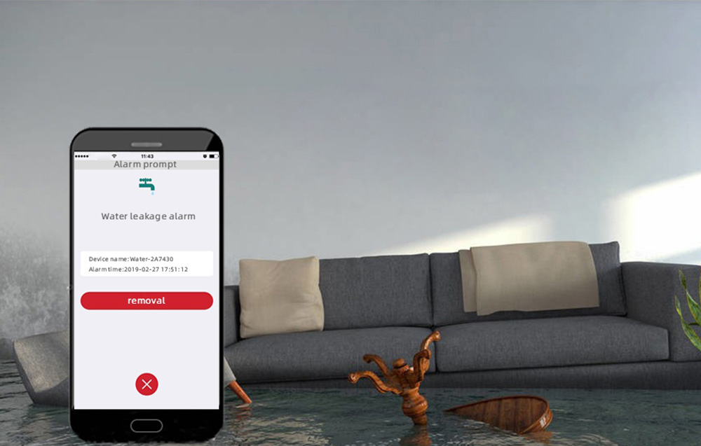 Heiman HS1WL-E okos vízérzékelő, Tuya, ZigBee 6