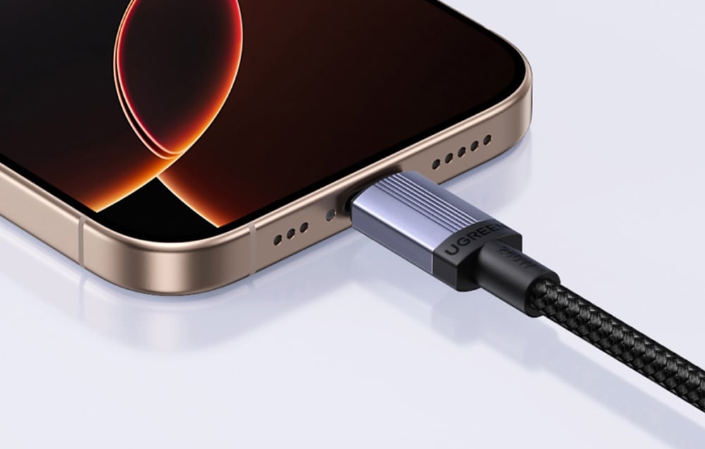Kábel USB-C do USB-C Ugreen L532, Power Delivery (PD) 240W, 480Mbps, 3m (szary) 4