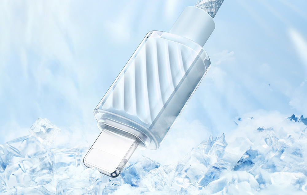 Mcdodo CA-3641 kábel, USB-A - Lightning, 1,2m, kék 2